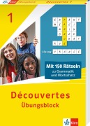 Cover-Bild zum Titel 'Découvertes 1 (ab 2020) - Übungsblock zum Schulbuch 1. Lernjahr' von ''