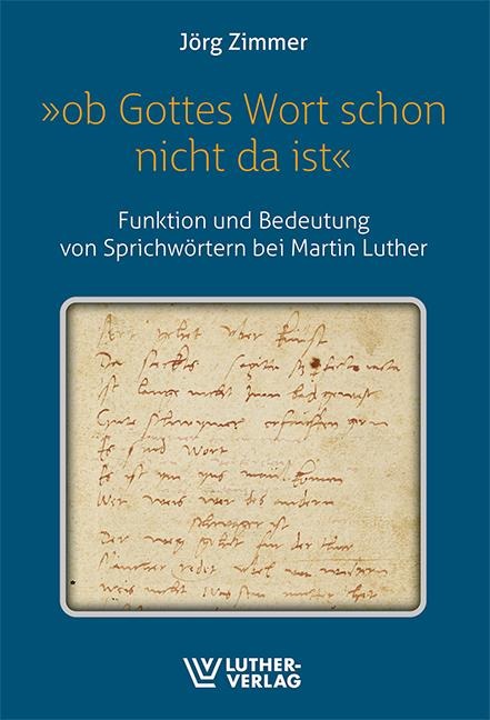'Ob Gottes wort schon nicht da ist' - Jörg Zimmer