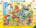Cover-Bild zum Titel 'Ravensburger Kinderpuzzle - 05662 Im Tierkindergarten - 24 Teile Rahmenpuzzle für Kinder ab 4 Jahren mit Suchspiel' von ''