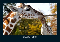 Cover-Bild zum Titel 'Giraffen 2027 Fotokalender DIN A5' von 'Tobias Schmitt, Kevin Heber'