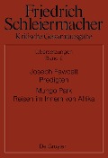 Cover-Bild zum Titel 'Joseph Fawcett, Predigten Mungo Park, Reisen im Innern von Afrika' von ''
