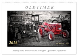 Cover-Bild zum Titel 'Oldtimer - nostalgische Trecker und Lastwagen (Wandkalender 2026 DIN A2 quer), CALVENDO Monatskalender' von 'Peter Roder'