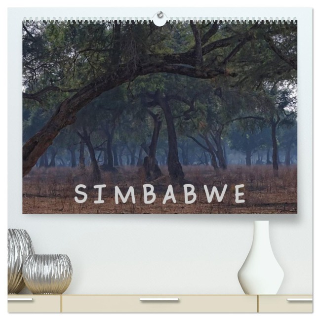 Zimbabwe (hochwertiger Premium Wandkalender 2026 DIN A2 quer), Kunstdruck in Hochglanz - Gerald Wolf