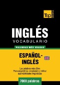 Cover-Bild zum Titel 'Vocabulario español-inglés (BR) - 7000 palabras más usadas' von 'Andrey Taranov'