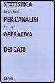 Cover-Bild zum Titel 'Statistica per l'analisi operativa dei dati' von 'Barbara Pacini, Meri Raggi'