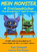 Cover-Bild zum Titel 'Mein Monster - 4 Erstlesebucher - Plus Bonuswitze & Tipps fur Eltern' von 'Kaz Campbell'