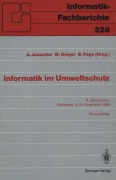 Cover-Bild zum Titel 'Informatik im Umweltschutz' von ''