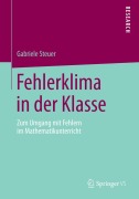 Cover-Bild zum Titel 'Fehlerklima in der Klasse' von 'Gabriele Steuer'