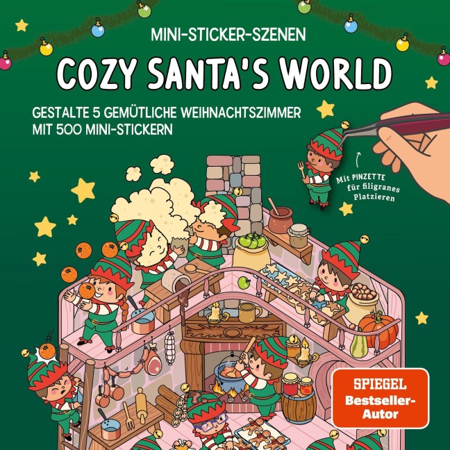 Mini-Sticker-Szenen - Cozy Santa's World I 3D-Sticker - 