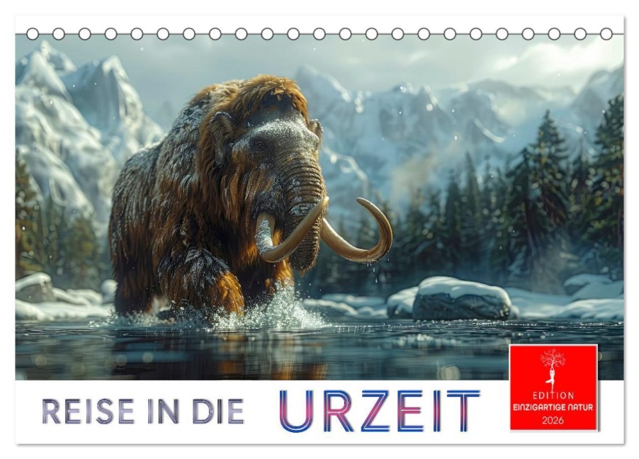 Reise in die Urzeit (Tischkalender 2026 DIN A5 quer), CALVENDO Monatskalender - Peter Roder
