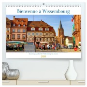 Cover-Bild zum Titel 'Bienvenue à Wissembourg. Spaziergang durch Weißenburg im Elsass (hochwertiger Premium Wandkalender 2026 DIN A2 quer), Kunstdruck in Hochglanz' von 'Sulamay Fillinger'
