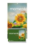 momento 2025 - Abreißkalender mit Rückwand und Aufstellfuß - 