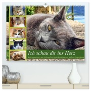 Cover-Bild zum Titel 'Ich schau dir ins Herz (hochwertiger Premium Wandkalender 2026 DIN A2 quer), Kunstdruck in Hochglanz' von 'Michaela Schimmack'