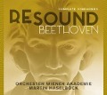 Cover-Bild zum Titel 'Resound Beethoven' von 'Martin/Orchester Wiener Akademie Haselböck'