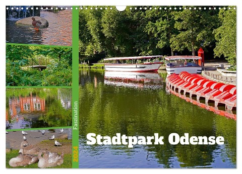 Faszination Stadtpark Odense (Wandkalender 2024 DIN A3 quer), CALVENDO Monatskalender - Babett Paul - Babetts Bildergalerie