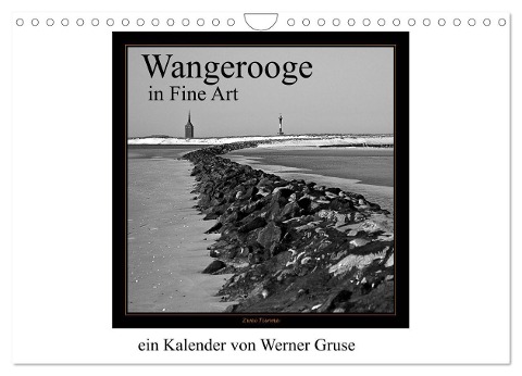 Wangerooge in Fine Art (Wandkalender 2024 DIN A4 quer), CALVENDO Monatskalender - Werner Gruse