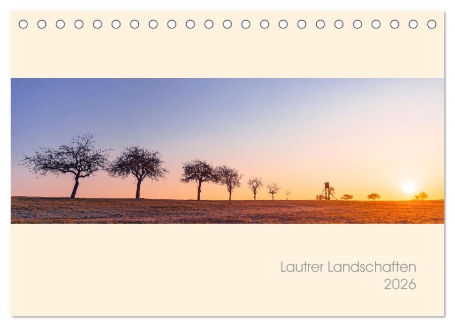 Lautrer Landschaften 2026 (Tischkalender 2026 DIN A5 quer), CALVENDO Monatskalender - Patricia Flatow