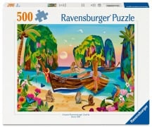 Cover-Bild zum Titel 'Erwachsenenpuzzle 500 Teile - Affenparadies' von ''