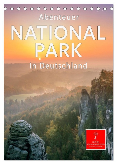 Abenteuer Nationalpark in Deutschland (Tischkalender 2025 DIN A5 hoch), CALVENDO Monatskalender - Peter Roder