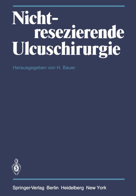 Nichtresezierende Ulcuschirurgie - 
