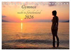 Cover-Bild zum Titel 'Gymnos - nackt in Griechenland 2026 (Tischkalender 2026 DIN A5 quer), CALVENDO Monatskalender' von 'Dieter Kittel'