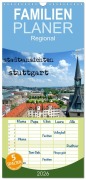 Cover-Bild zum Titel 'Familienplaner 2026 - stadtansichten stuttgart mit 5 Spalten (Wandkalender, 21 x 45 cm) CALVENDO' von 'Ralf Pfeiffer'
