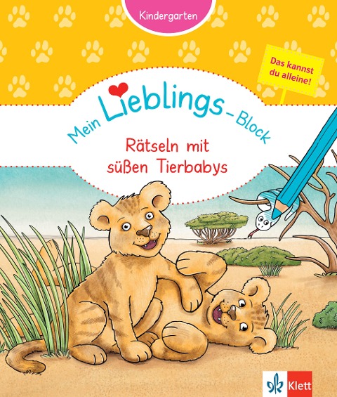Klett Mein Lieblings-Block Rätseln mit süßen Tierbabys - 
