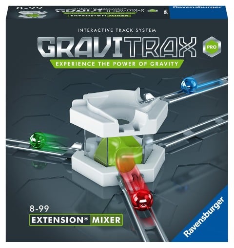 Ravensburger GraviTrax PRO Erweiterung Mixer - Ideales Zubehör für spektakuläre Kugelbahnen, Konstruktionsspielzeug für Kinder ab 8 Jahren - 