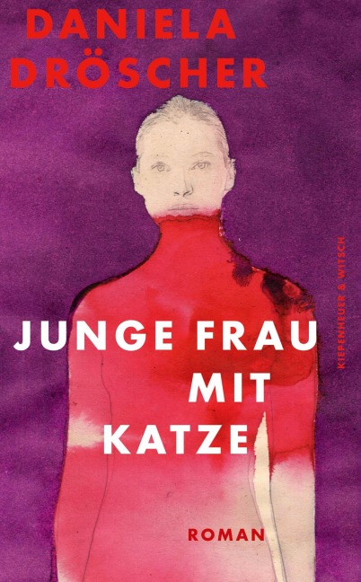 Junge Frau mit Katze - Daniela Dröscher