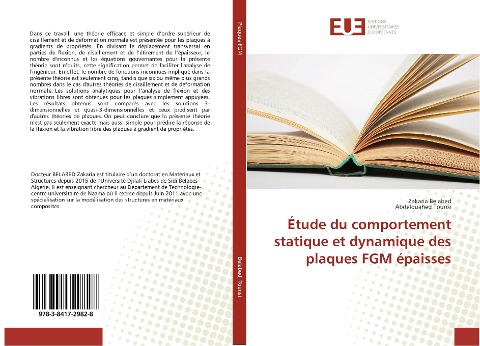 Étude du comportement statique et dynamique des plaques FGM épaisses - Zakaria Belabed, Abdelouahed Tounsi