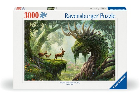Erwachsenenpuzzle 3000 Teile - Der Walddrache erwacht - 