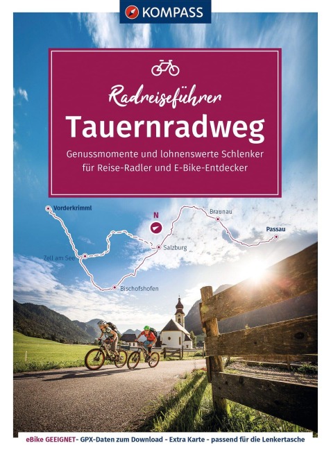 KOMPASS Radreiseführer Tauernradweg - 