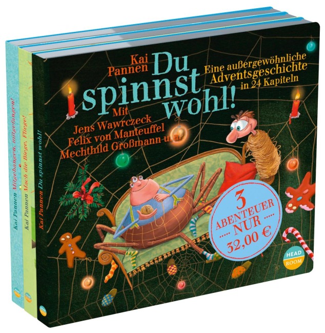 3 Abenteuer "Du spinnst wohl!"/"Mach die Biege,Fliege"/"Mitgehangen,mitgefangen!" - Kai Pannen