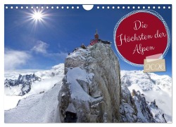 Cover-Bild zum Titel 'Die Höchsten der Alpen (Wandkalender 2026 DIN A4 quer), CALVENDO Monatskalender' von 'Christa Kramer'