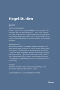 Cover-Bild zum Titel 'Hegel-Studien / Hegel-Studien' von ''