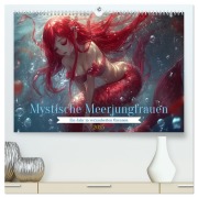 Mystische Meerjungfrauen: Ein Jahr in verzauberten Ozeanen (hochwertiger Premium Wandkalender 2025 DIN A2 quer), Kunstdruck in Hochglanz - Judith Horvath-Ross