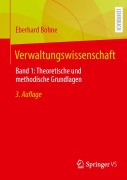Cover-Bild zum Titel 'Verwaltungswissenschaft' von 'Eberhard Bohne'
