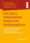 Cover-Bild zum Titel 'Hate Speech - Multidisziplinäre Analysen und Handlungsoptionen' von ''