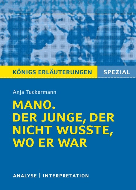 Mano. Der Junge, der nicht wusste, wo er war. Königs Erläuterungen. - Sabine Hasenbach, Anja Tuckermann