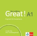 Cover-Bild zum Titel 'Great! A1 2nd edition. 3 Audio-CDs' von ''