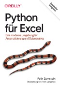 Cover-Bild zum Titel 'Python für Excel' von 'Felix Zumstein'