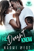 Cover-Bild zum Titel 'He Doesn't Know (Devil's Route MC, #1)' von 'Naomi West'