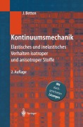 Cover-Bild zum Titel 'Kontinuumsmechanik' von 'Josef Betten'