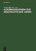 Cover-Bild zum Titel 'Kurzbiographien zur Geschichte der Juden' von ''