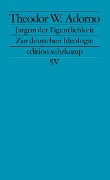 Cover-Bild zum Titel 'Jargon der Eigentlichkeit' von 'Theodor W. Adorno'