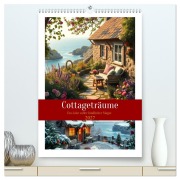 Cover-Bild zum Titel 'Cottageträume - Ein Jahr voller ländlicher Magie (hochwertiger Premium Wandkalender 2027 DIN A2 hoch), Kunstdruck in Hochglanz' von 'Bianca Mehruns'