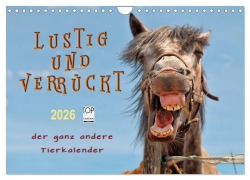 Cover-Bild zum Titel 'Lustig und verrückt - der ganz andere Tierkalender (Wandkalender 2026 DIN A4 quer), CALVENDO Monatskalender' von 'Peter Roder'