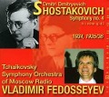 Cover-Bild zum Titel 'Sinfonie 4 in c-moll op.43' von 'V. /Tschaikowsky Symphony Orchestra Fedosseyev'