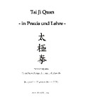 Cover-Bild zum Titel 'Tai Ji Quan - in Praxis und Lehre -' von 'Michael de Lange'