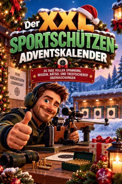 Der XXL Sportschützen-Adventskalender - 24 zielsichere Überraschungen mit Ausmalbildern, Rätseln, Mitmachseiten, kuriosen Fakten & unnützem Wissen - Frieda Frostbeule